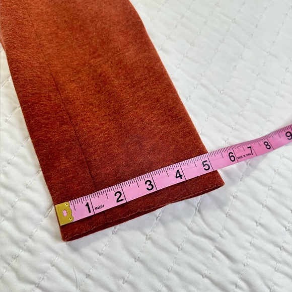Anthropologie Cartonnier brand burnt orange blazer size M - Picture 7 of 12